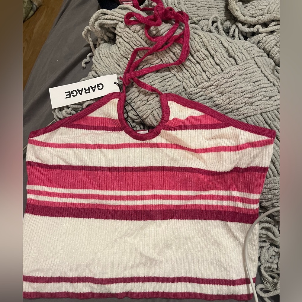 garage halter top